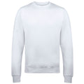 Arctic Weiß - Front - AWDis Just Hoods Unisex Sweatshirt mit Rundhalsausschnitt