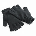 Anthrazit - Front - Beechfield Unisex Winter-Handschuhe, fingerlos