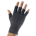 Anthrazit - Back - Beechfield Unisex Winter-Handschuhe, fingerlos