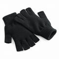 Schwarz - Front - Beechfield Unisex Winter-Handschuhe, fingerlos