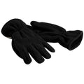 Schwarz - Back - Beechfield Unisex Thermo Winter Suprafleece Anti-Pilling Thinsulate Thermo-Handschuhe