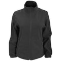 Schwarz - Front - 2786 Damen Fleece-Jacke mit Reißverschluss