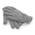 Grau meliert - Front - Beechfield Unisex Winter Handschuhe für Touchscreen & Smartphone