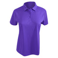 Violett - Front - AWDis Cool Damen Poloshirt - Polo-Shirt, taillierte Passform