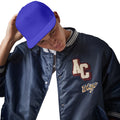Violett - Back - Beechfield Unisex Retro Rapper Baseballkappe