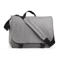 Grau meliert - Front - BagBase Messenger Tasche Two-Tone