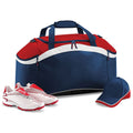 Marineblau-Rot-Weiß - Lifestyle - BagBase Teamwear Sport Reisetasche - Sporttasche, 54 Liter