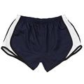 Marineblau-Schwarz-Weiß - Front - Boxercraft Damen Sport-Shorts, atmungsaktiv