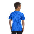 Spinne Königsblau - Back - Colortone Kinder Tonal Spider Batik-T-Shirt