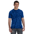 Spider Marineblau - Back - Colortone Unisex Tonal Spider T-Shirt