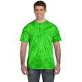 Spider Limette - Back - Colortone Unisex Tonal Spider T-Shirt