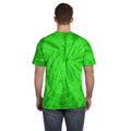 Spider Limette - Side - Colortone Unisex Tonal Spider T-Shirt