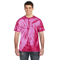 Spider Pink - Back - Colortone Unisex Tonal Spider T-Shirt