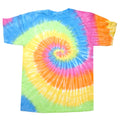 Eternity - Front - Colortone Damen Batikdruck-T-Shirt Farben-Regenbogen