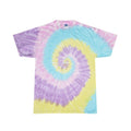 Jelly Bean - Front - Colortone Damen Batikdruck-T-Shirt Farben-Regenbogen