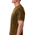 Braun - Side - Colortone Herren Mineral Wash T-Shirt