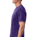 Violett - Side - Colortone Herren Mineral Wash T-Shirt