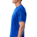 Marineblau - Side - Colortone Herren Mineral Wash T-Shirt