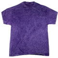 Violett - Front - Colortone Herren Mineral Wash T-Shirt