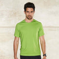 Limette - Back - Kariban Herren Proact Sport- - Training-T-Shirt