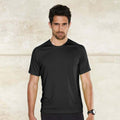 Schwarz - Back - Kariban Herren Proact Sport- - Training-T-Shirt