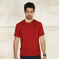 Rot - Back - Kariban Herren Proact Sport- - Training-T-Shirt