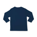 Marineblau - Back - Larkwood Baby Unisex Langarm-T-Shirt