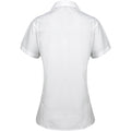 Weiß - Back - Premier Damen Popeline-Bluse - Bluse - Arbeitshemd, kurzärmlig