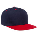 Marineblau-Rot - Lifestyle - Yupoong Herren The Classic Baseballkappe, zweifarbig