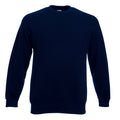 Marineblau - Front - Fruit Of The Loom Unisex Premium 70-30 Sweatshirt, Rundhalsausschnitt