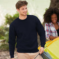 Marineblau - Back - Fruit Of The Loom Unisex Premium 70-30 Sweatshirt, Rundhalsausschnitt