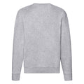 Grau meliert - Back - Fruit Of The Loom Unisex Premium 70-30 Sweatshirt, Rundhalsausschnitt