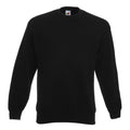 Schwarz - Front - Fruit Of The Loom Unisex Premium 70-30 Sweatshirt, Rundhalsausschnitt