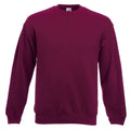 Burgunderrot - Front - Fruit Of The Loom Unisex Premium 70-30 Sweatshirt, Rundhalsausschnitt