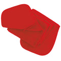Rot - Front - Result Active Anti-Pilling Fleece-Schal - Winterschal mit Reißverschlusstasche