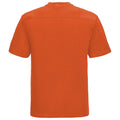 Orange - Side - Russell Europe Herren T-Shirt - Arbeits-T-Shirt