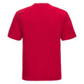 Rot - Back - Russell Europe Herren T-Shirt - Arbeits-T-Shirt