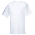 Weiß - Back - Russell Europe Herren T-Shirt, Kurzarm