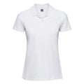 Weiß - Front - Russell Damen Polo Shirt Europe Klassik Kurzarm