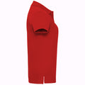 Rot - Side - Russell Damen Polo Shirt Europe Klassik Kurzarm