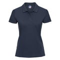 Marineblau - Front - Russell Damen Polo Shirt Europe Klassik Kurzarm