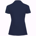 Marineblau - Back - Russell Damen Polo Shirt Europe Klassik Kurzarm