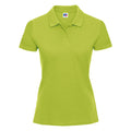 Limette - Front - Russell Damen Polo Shirt Europe Klassik Kurzarm