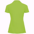 Limette - Back - Russell Damen Polo Shirt Europe Klassik Kurzarm