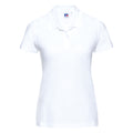Weiß - Front - Russell Damen Polo Shirt Europe Ultimate Klassik Kurzarm
