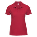 Rot - Front - Russell Damen Polo Shirt Europe Ultimate Klassik Kurzarm