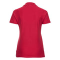 Rot - Back - Russell Damen Polo Shirt Europe Ultimate Klassik Kurzarm