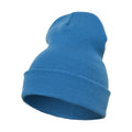 Klassisches Blau - Front - Yupoong Flexfit Unisex Wintermütze - Beanie - Strickmütze, lang