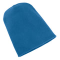 Klassisches Blau - Back - Yupoong Flexfit Unisex Wintermütze - Beanie - Strickmütze, lang