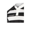 Schwarz-Weiß - Back - KooGa Junior Jungen Rugby Match Shirt Touchline Hooped